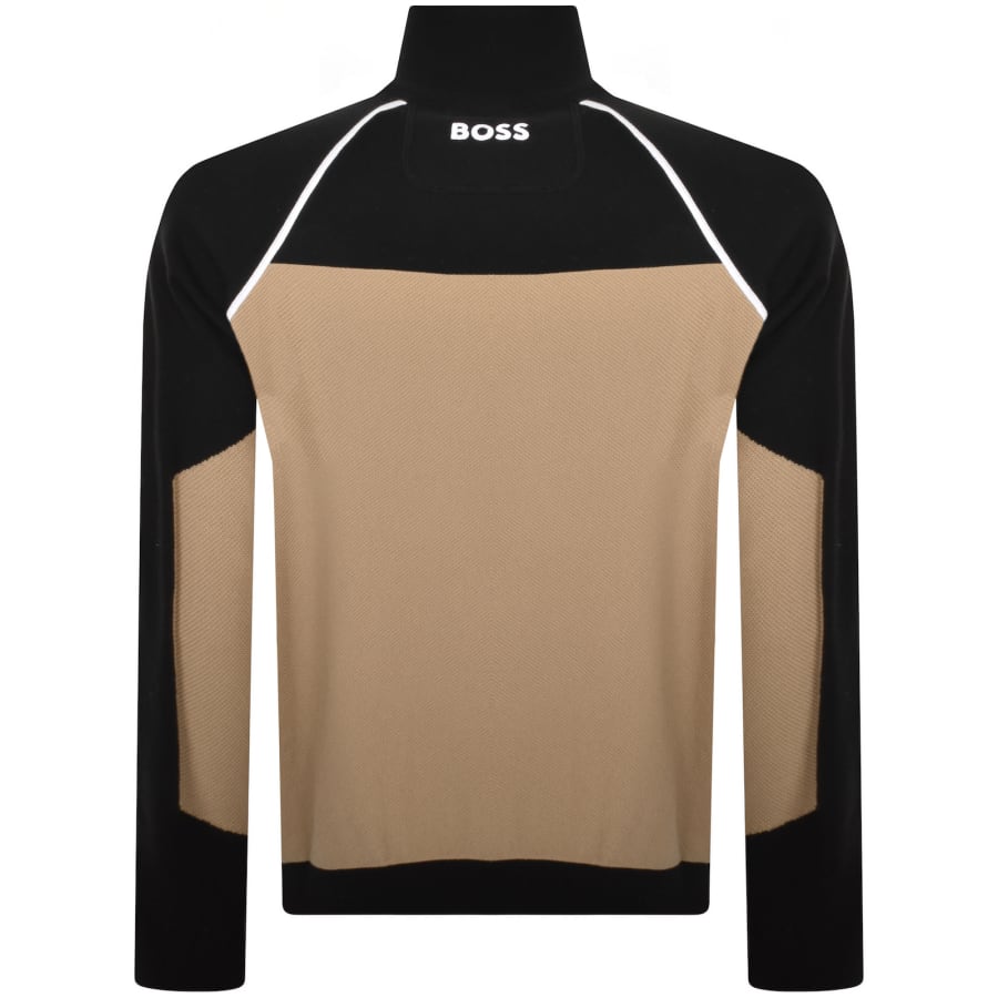 BOSS Hydro X Half Zip Jumper Black Mainline Menswear Canada